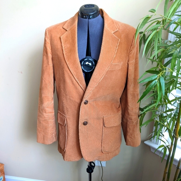 Roger Hale Suits & Blazers Vtg Corduroy Blazer With Elbow Patches